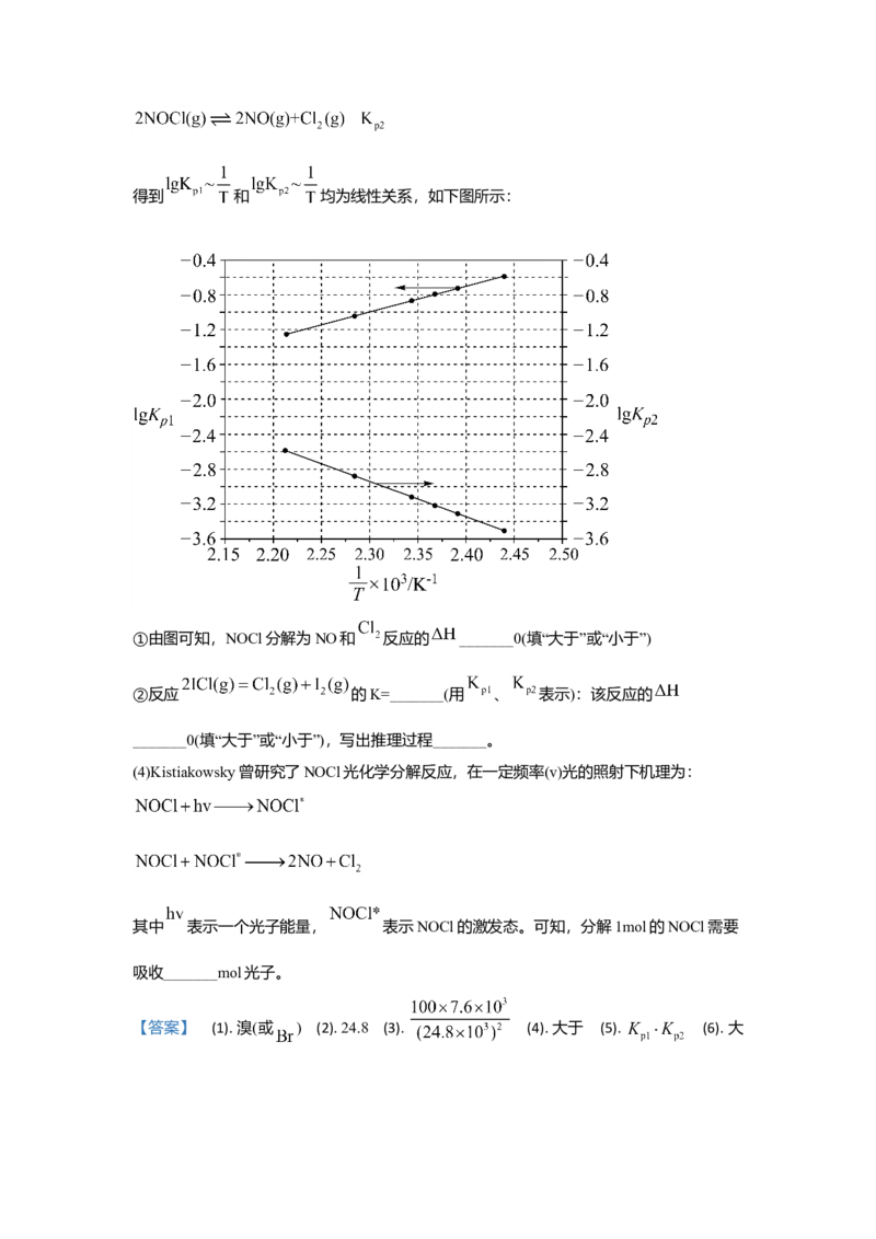 2021年全国统一高考化学试卷（新课标Ⅰ）（解析版）_全国卷+地方卷_5.化学_1.化学高考真题试卷_2021年高考-化学_2021全国高考乙卷化学