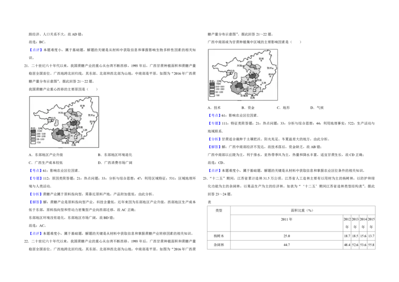 2018年江苏省高考地理试卷解析版_全国卷+地方卷_8.地理_1.地理高考真题试卷_2008-2020年_地方卷_江苏高考地理08-21_A3word版_PDF版（赠送）