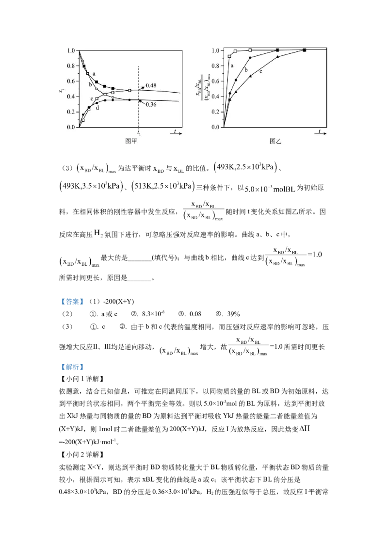 2022年新高考山东化学高考真题（解析版）_全国卷+地方卷_5.化学_1.化学高考真题试卷_2022年高考-化学_2022年山东卷-化学