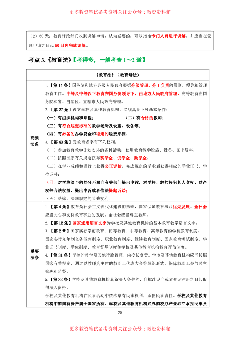 中小幼通用科一抢分包_教资备考_2026上_小学（科1+科2）_01.一轮笔记+二轮笔记+默写笔记（更新中）
