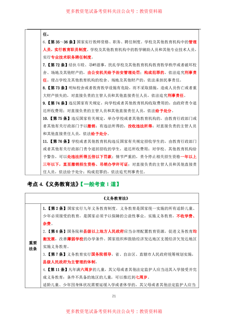 中小幼通用科一抢分包_教资备考_2026上_小学（科1+科2）_01.一轮笔记+二轮笔记+默写笔记（更新中）