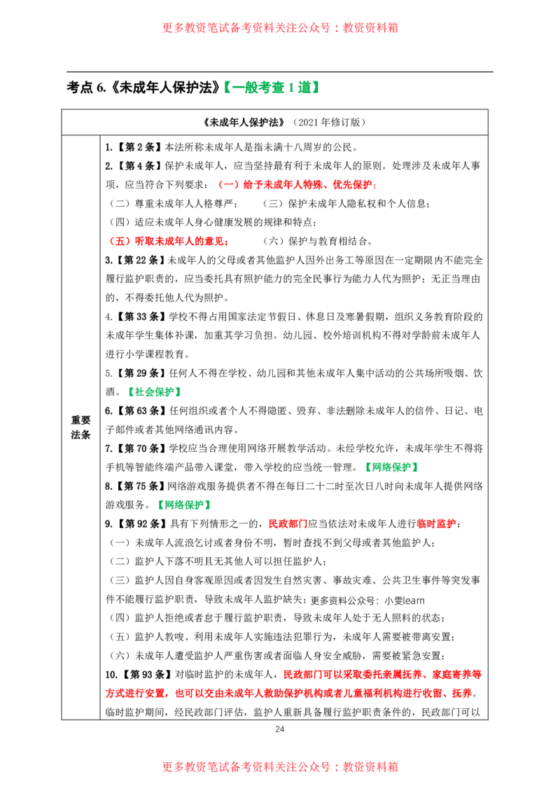 中小幼通用科一抢分包_教资备考_2026上_小学（科1+科2）_01.一轮笔记+二轮笔记+默写笔记（更新中）