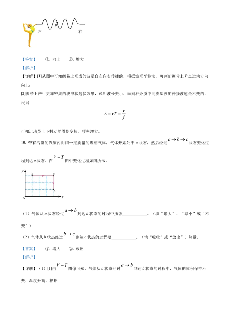 2022年新高考福建物理高考真题（解析版）_全国卷+地方卷_4.物理_1.物理高考真题试卷_2022年高考-物理_2022年福建卷-物理