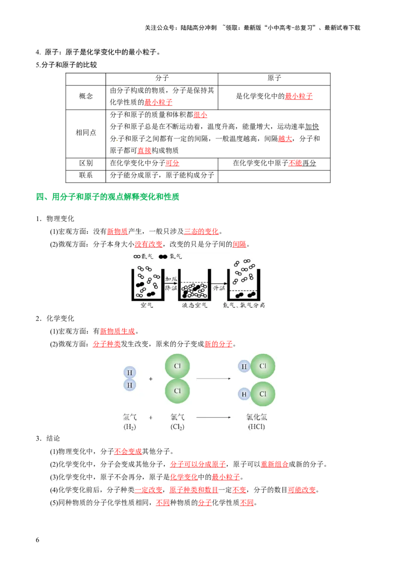 专题09构成物质的微粒元素（讲义）-2024年中考化学一轮复习讲练测（全国通用）（解析版）_02中考总复习（2026版更新中）_05-化学-中考总复习_2024年中考复习资料_一轮复习资料