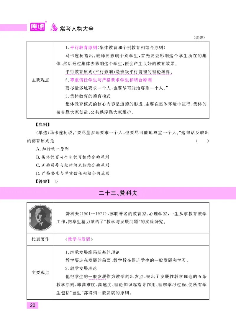 教师资格考试&middot;常考人物大全_教资备考_2026上_小学（科1+科2）_11.常考人物+文化素养+法律法规