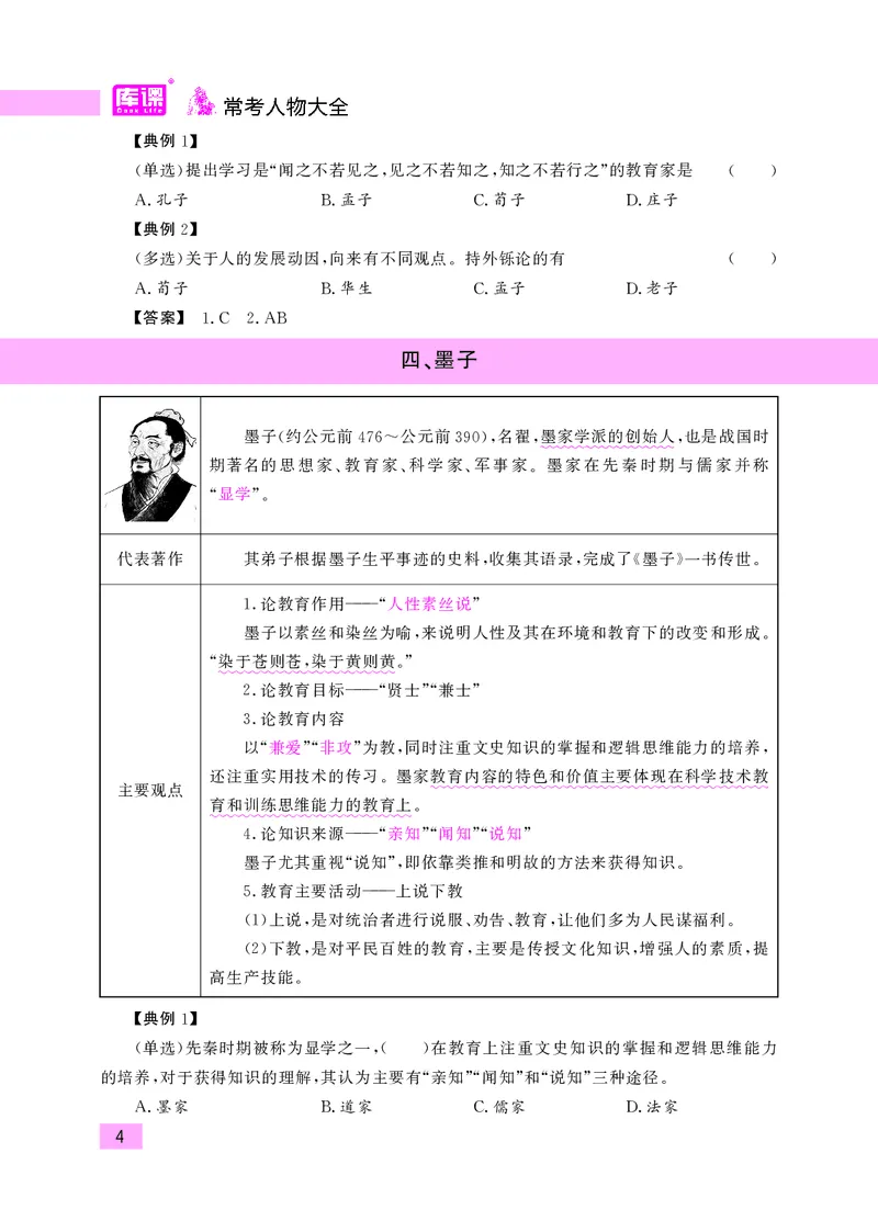 教师资格考试&middot;常考人物大全_教资备考_2026上_小学（科1+科2）_11.常考人物+文化素养+法律法规