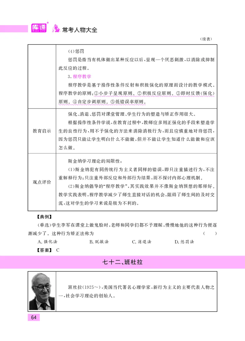 教师资格考试&middot;常考人物大全_教资备考_2026上_小学（科1+科2）_11.常考人物+文化素养+法律法规