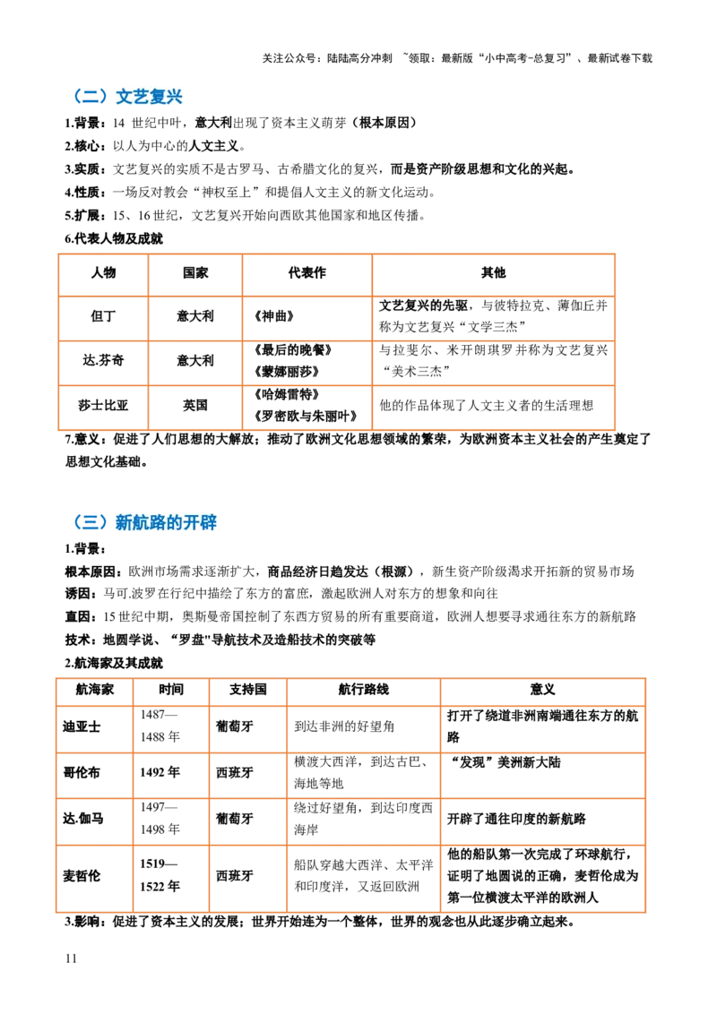 专题13蜕变之路：资本主义发展的历史演进（讲练）（原卷版）_02中考总复习（2026版更新中）_06-历史-中考总复习_2025年中考复习资料_2025中考二轮课件ppt+讲义+练习历史_讲义+练习