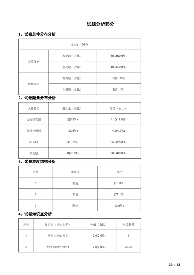 北京市门头沟区2020-2021学年八年级上学期生物期末考试试卷附解析(1)_北京初中期末题_C605-京七八九_B京生物七八九_北京八上生物_2022-2023前