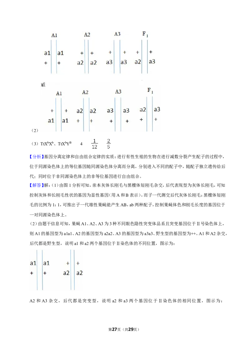 2023年高考生物真题（江苏自主命题）（解析版）_全国卷+地方卷_6.生物_1.生物高考真题试卷_2023年高考-生物_2023年江苏自主命题