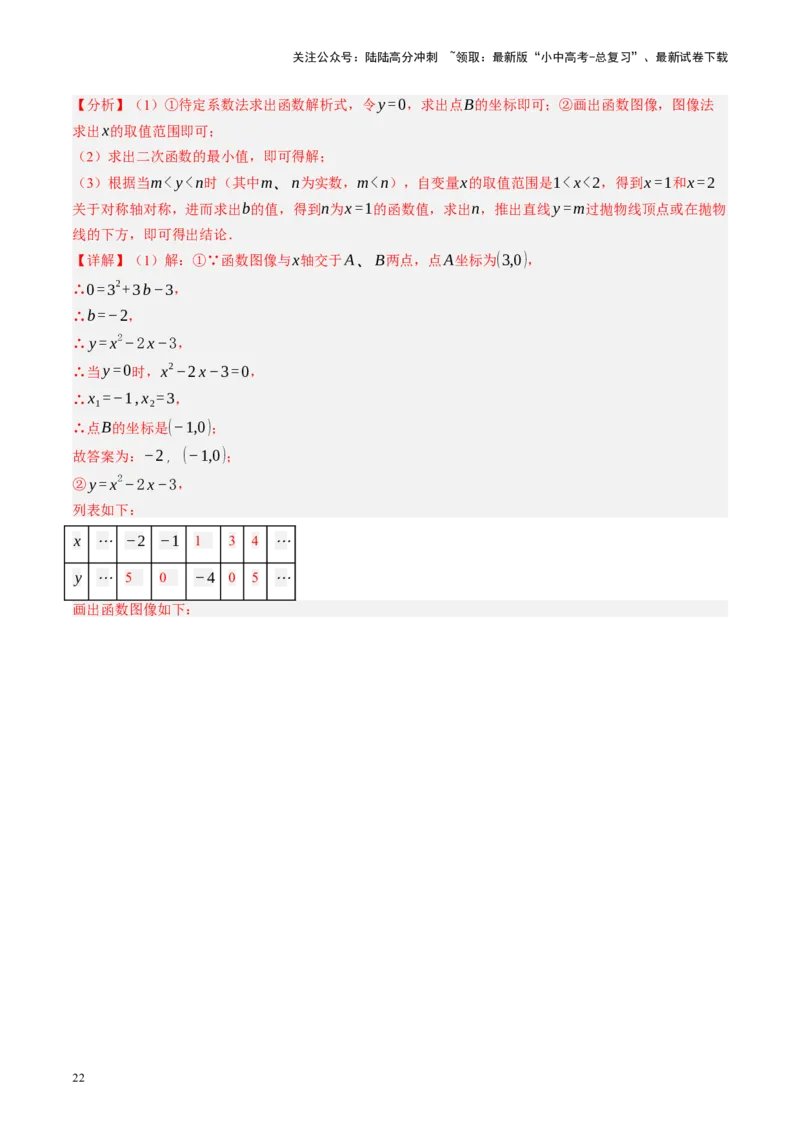 专题13二次函数性质压轴（讲练）（解析版）(1)_02中考总复习（2026版更新中）_02-数学-中考总复习_2024年中考复习资料_二轮复习资料_课件+讲义+练习_讲义_教师版（含答案解析）