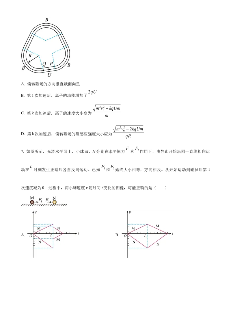 2025年高考物理真题（广东自主命题）（原卷版）_全国卷+地方卷_4.物理_1.物理高考真题试卷_2025年高考-物理_2025年广东自主命题