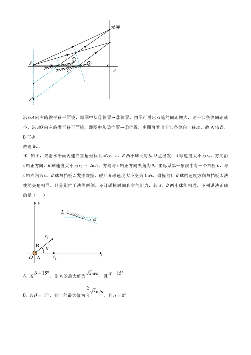 2024年高考物理真题（湖南自主命题）（解析版）_全国卷+地方卷_4.物理_1.物理高考真题试卷_2024年高考-物理_2024年湖南自主命题-物理