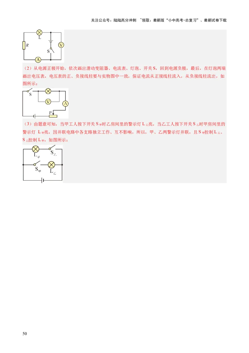 专题14作图题（讲练）（解析版）_02中考总复习（2026版更新中）_04-物理-中考总复习_2025年中考复习资料_2025中考二轮课件ppt+讲义+练习物理_讲义+练习