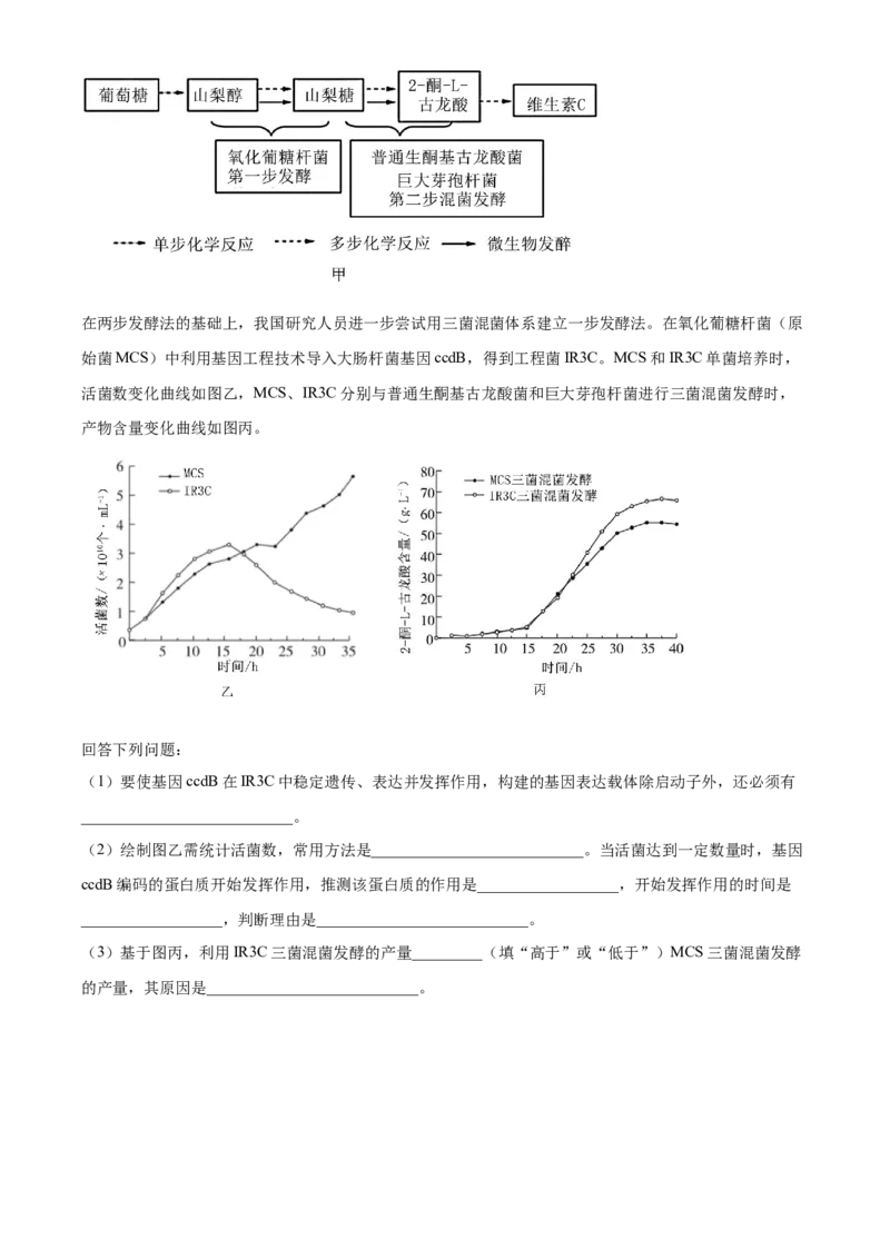 2025年高考生物真题（云南自主命题）（原卷版）_全国卷+地方卷_6.生物_1.生物高考真题试卷_2025年高考-生物_2025年云南自主命题