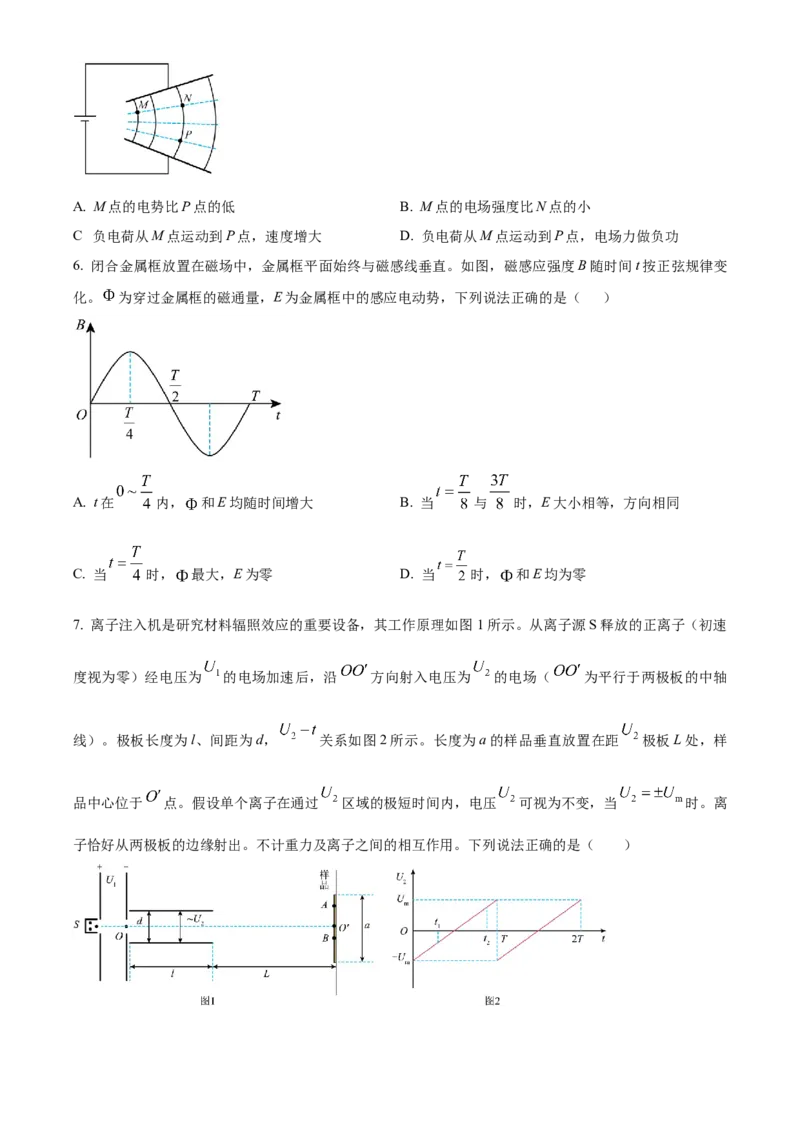 2025年高考物理真题（甘肃自主命题）（原卷版）_全国卷+地方卷_4.物理_1.物理高考真题试卷_2025年高考-物理_2025年甘肃自主命题