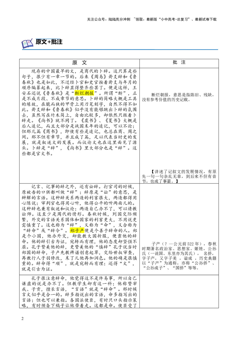 专题13文第十三-2024年中考语文复习之《经典常谈》章节阅读与训练（原卷版）_02中考总复习（2026版更新中）_01-语文-中考总复习_2024年中考资料_专项复习资料