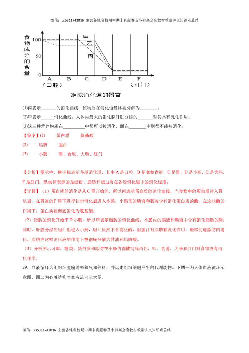 期中冲刺卷02（北京专用）（解析版）(1)_北京初中期末题_C605-京七八九_B京生物七八九_北京7下生物_2022-2024_北京生物7下期中