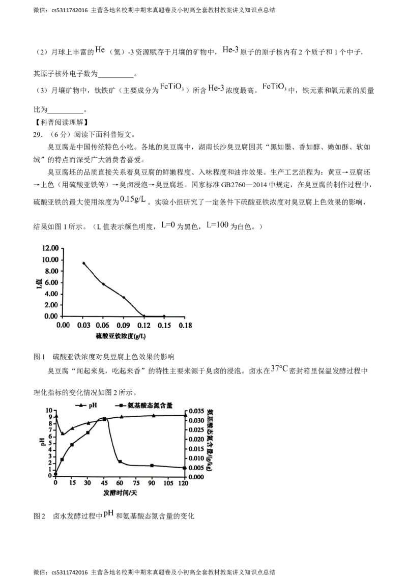 2024年北京市顺义区中考一模化学试题(1)_北京初中期末题_C605-京七八九_B京化学七八九_北京9下化学（含中考模拟）_北京化学9下一二模
