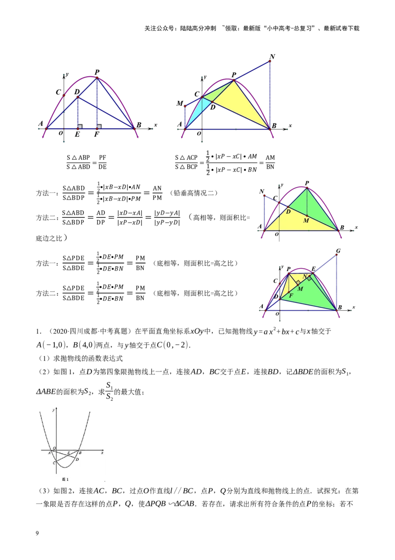 专题14二次函数与几何压轴（讲练）（解析版）(1)_02中考总复习（2026版更新中）_02-数学-中考总复习_2024年中考复习资料_二轮复习资料_课件+讲义+练习_讲义_教师版（含答案解析）