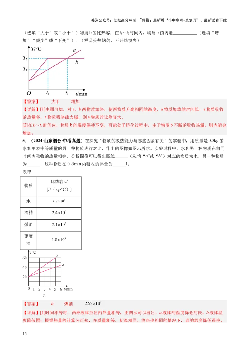 专题13图像、图表题（讲练）（解析版）_02中考总复习（2026版更新中）_04-物理-中考总复习_2025年中考复习资料_2025中考二轮课件ppt+讲义+练习物理_讲义+练习