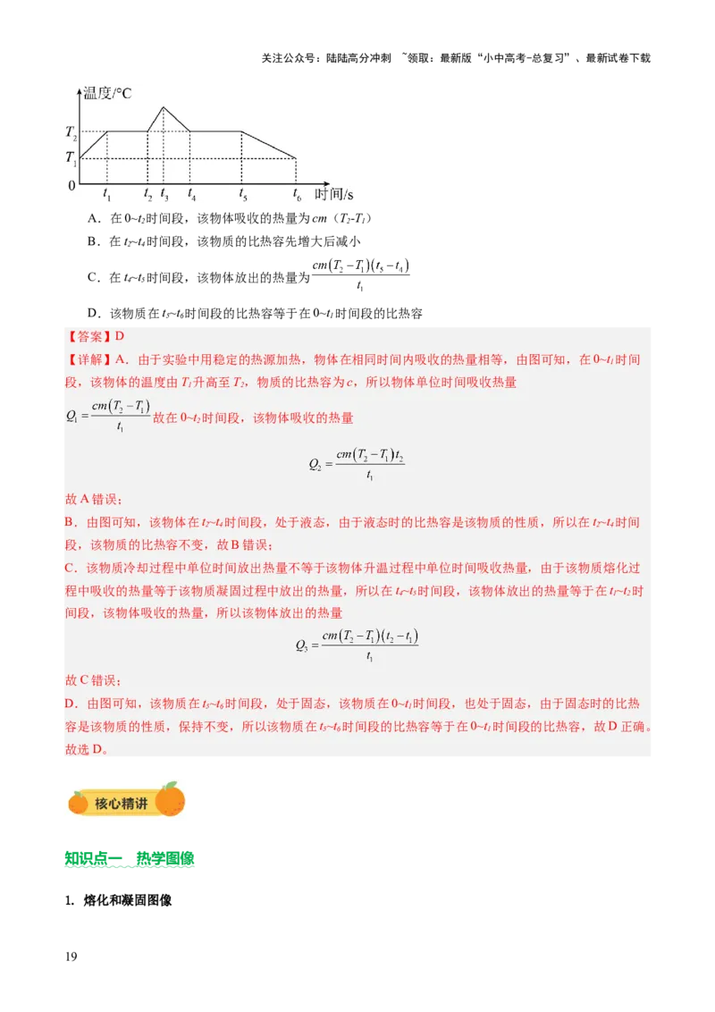 专题13图像、图表题（讲练）（解析版）_02中考总复习（2026版更新中）_04-物理-中考总复习_2025年中考复习资料_2025中考二轮课件ppt+讲义+练习物理_讲义+练习