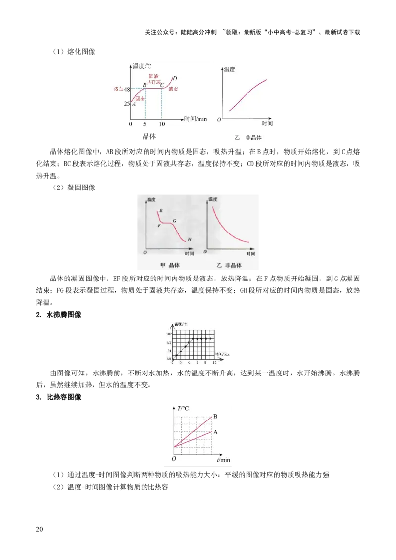 专题13图像、图表题（讲练）（解析版）_02中考总复习（2026版更新中）_04-物理-中考总复习_2025年中考复习资料_2025中考二轮课件ppt+讲义+练习物理_讲义+练习