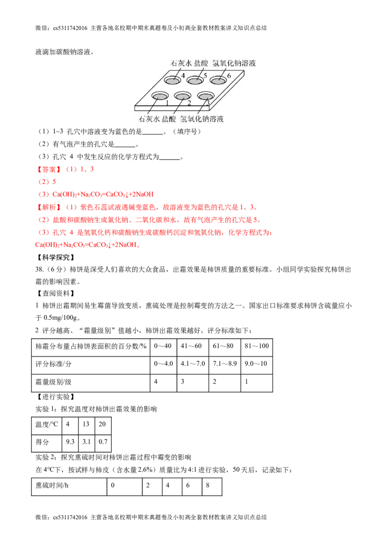 化学（北京卷）（全解全析）(1)_北京初中期末题_C605-京七八九_B京化学七八九_北京9下化学（含中考模拟）_北京化学9下模拟卷_13