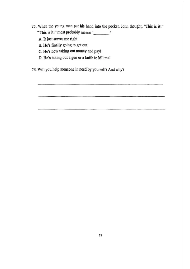 北京师范大学附属实验中学2023-2024学年下学期七年级期中英语试卷(1)_北京初中期末题_C605-京七八九_B京英语七八九_北京7下英语_2022-2024_北京英语7下期中