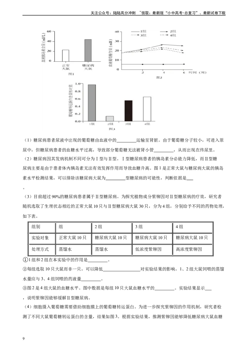 专题14人体生命活动的调节（习题精练）-省心备考2024年中考生物一轮复习精讲精练（全国通用）（原卷版）_02中考总复习（2026版更新中）_08-生物-中考总复习_2024年中考复习资料