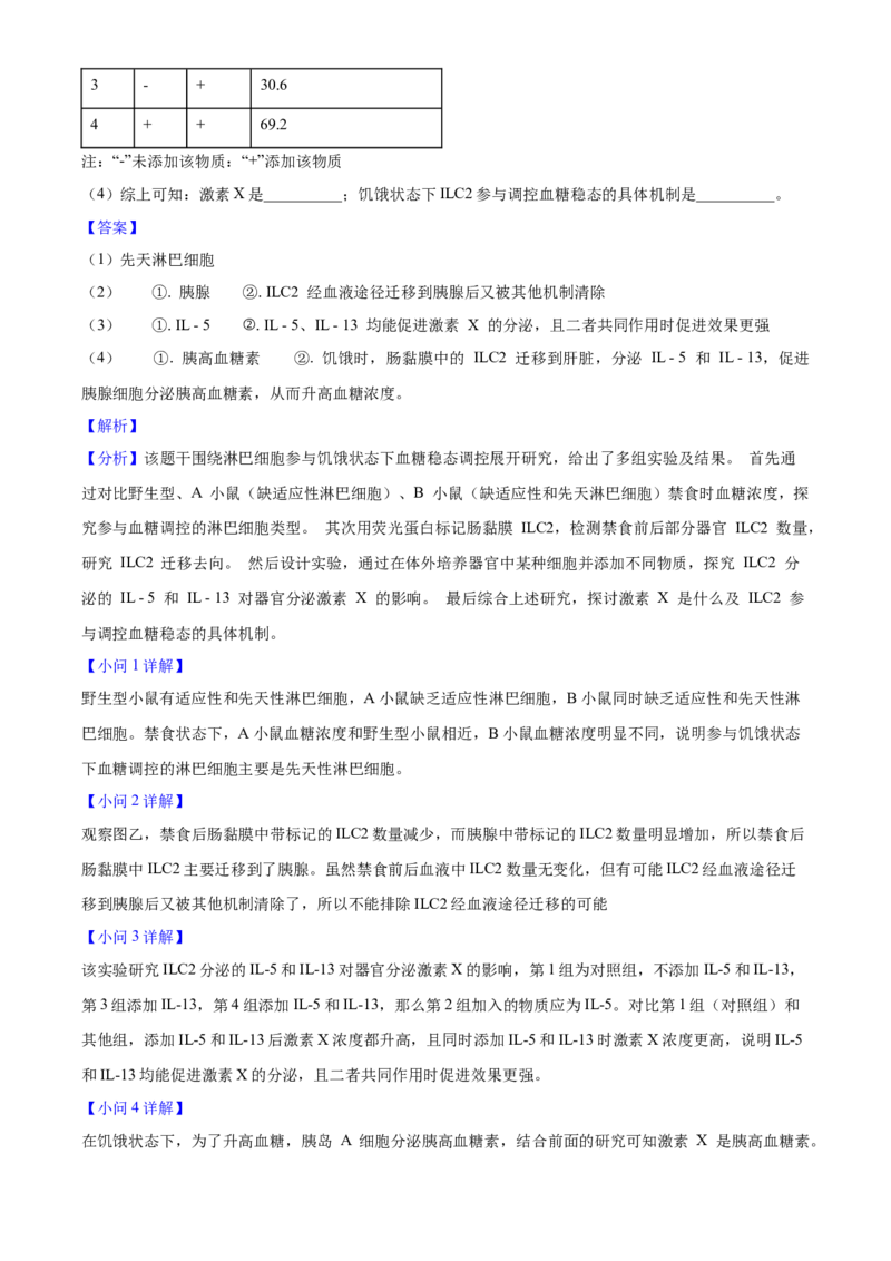 2025年高考生物真题（四川自主命题）（解析版）_全国卷+地方卷_6.生物_1.生物高考真题试卷_2025年高考-生物_2025年四川自主命题