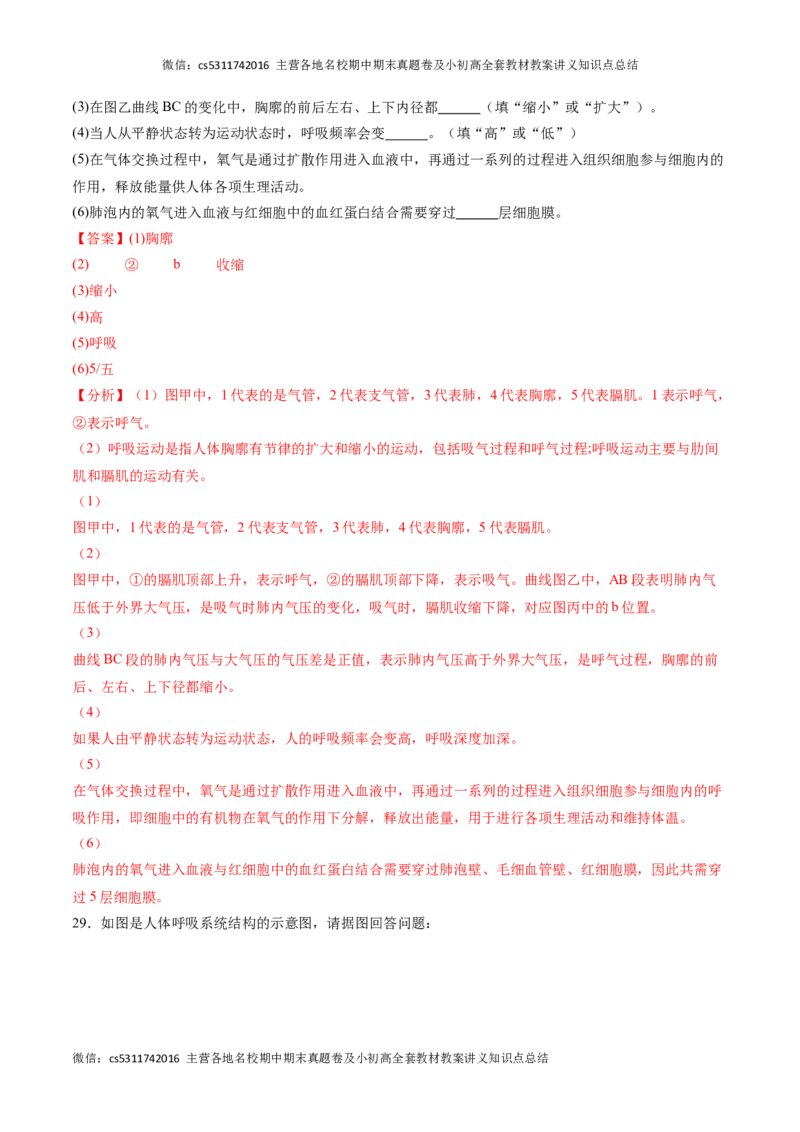 期末冲刺卷02（北京专用）（解析版）(1)_北京初中期末题_C605-京七八九_B京生物七八九_北京7下生物_2022-2024_北京生物7下期末