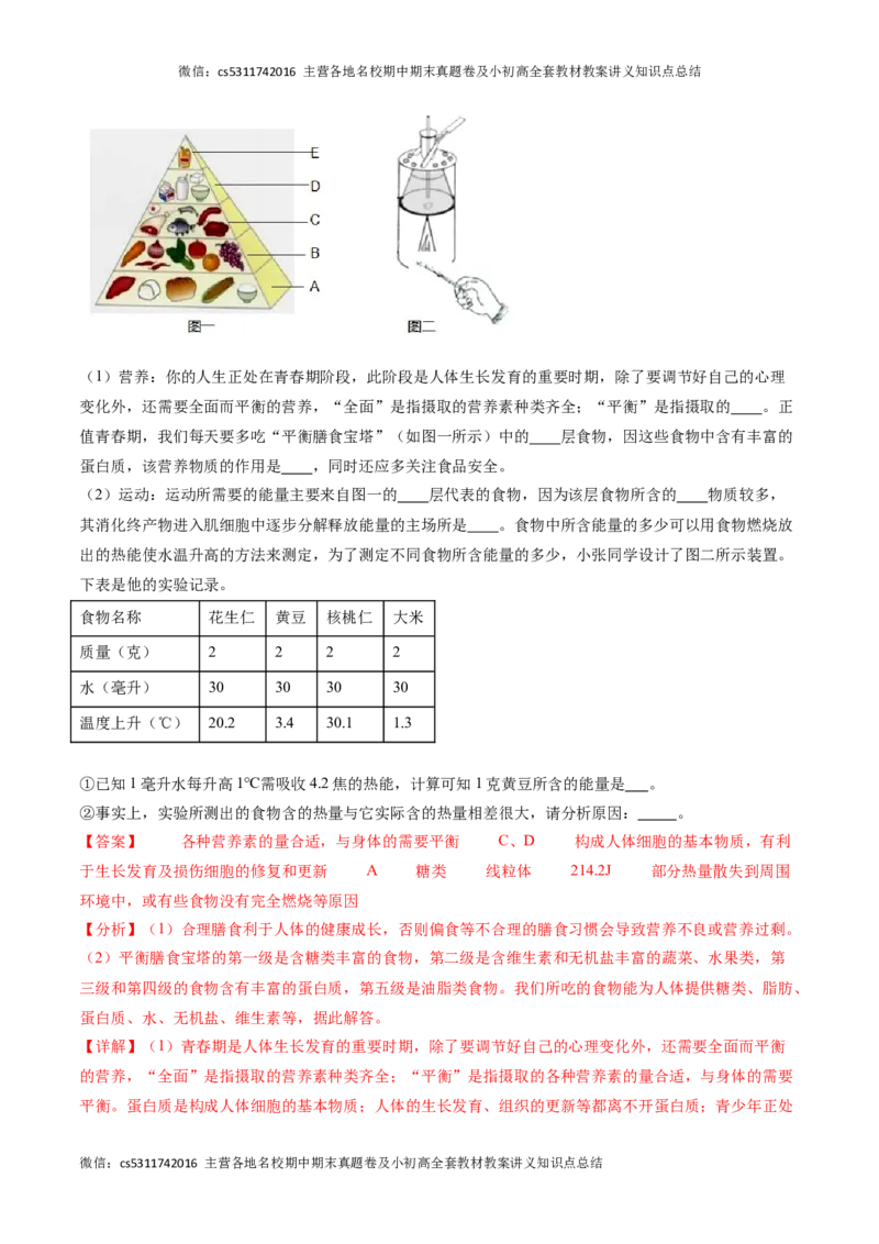 期末冲刺卷02（北京专用）（解析版）(1)_北京初中期末题_C605-京七八九_B京生物七八九_北京7下生物_2022-2024_北京生物7下期末