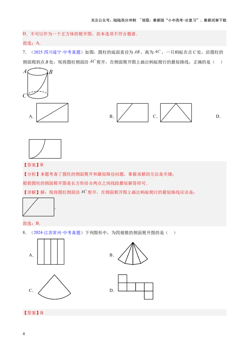 专题13几何图形初步与平行线（全国通用）（解析版）_02中考总复习（2026版更新中）_02-数学-中考总复习_2026年中考复习（更新中）