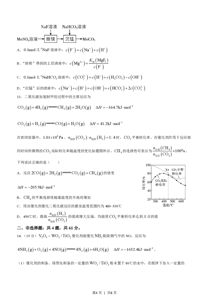 2023年高考化学试卷（江苏）（空白卷）_A1502026各地模拟卷（超值！）_赠送：2008-2024全套高考真题_高考化学真题_新&middot;PDF版2008-2024&middot;高考化学真题_版本2：化学（按省份分类）2008-2024