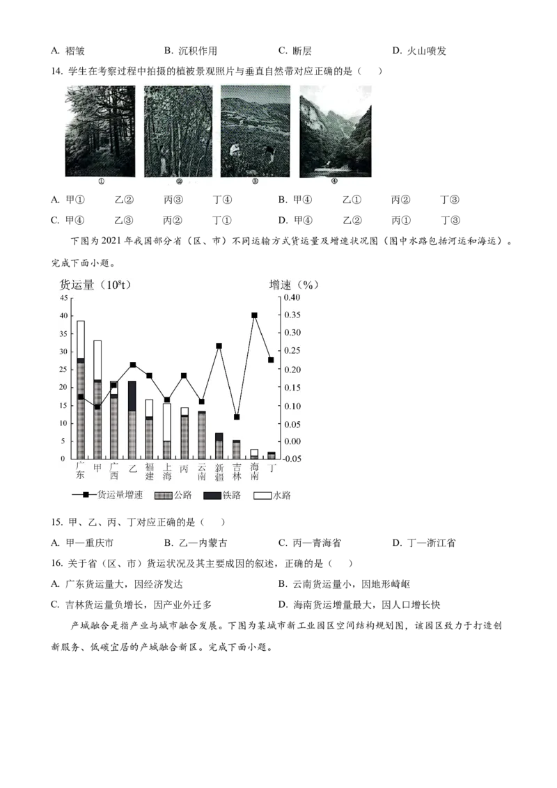 2025年浙江高考地理06月（原卷版）_全国卷+地方卷_8.地理_1.地理高考真题试卷_2025年高考-地理_2025年浙江自主命题