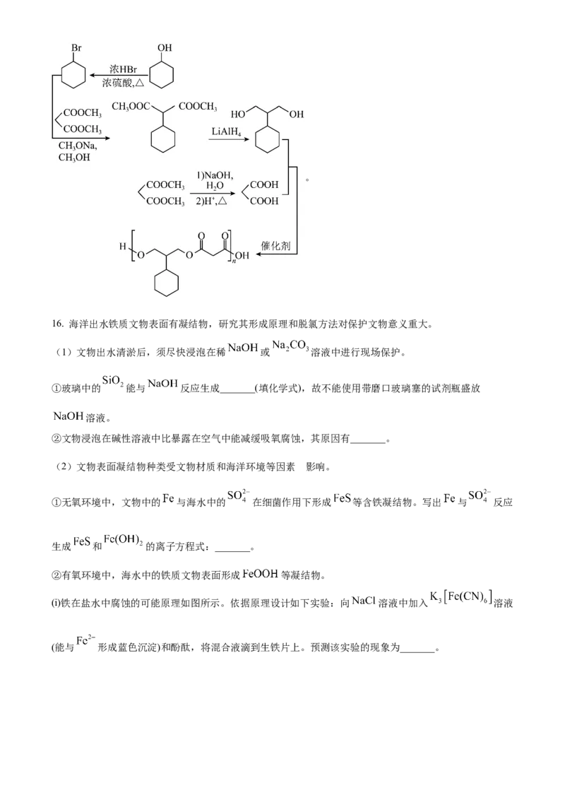 2025年高考化学真题（江苏自主命题）（解析版）_全国卷+地方卷_5.化学_1.化学高考真题试卷_2025年高考-化学_2025年江苏自主命题