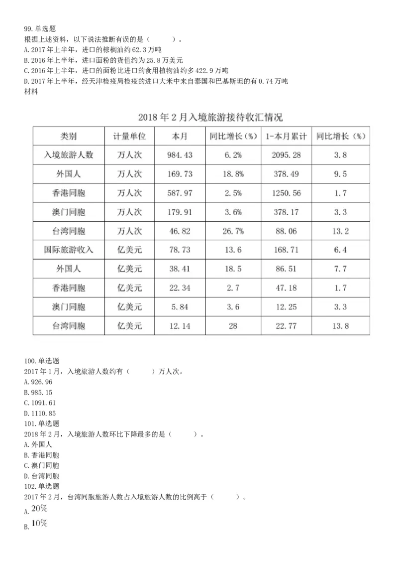 2018年天津市西青区武清区事业单位《职业能力测验》精选题（网友回忆版）_26事业职测+综合_闲鱼2026事业单位职测+综合_职测+综合真题合集ABCDE_A类-综合管理_天津