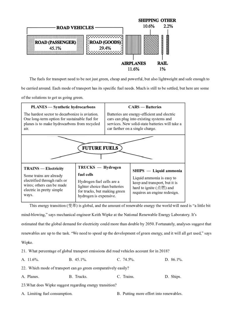 2025年高考英文真题（新课标Ⅰ）（解析版）_全国卷+地方卷_3.英语_1.英语高考真题试卷_2025年高考-英语_2025年新课标Ⅰ英语真题