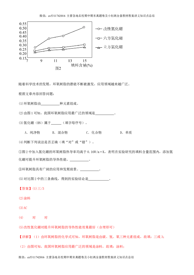 2024年北京市九年级学业水平考试化学三模冲刺预测试卷解析版(1)_北京初中期末题_C605-京七八九_B京化学七八九_北京9下化学（含中考模拟）_北京化学9下模拟卷