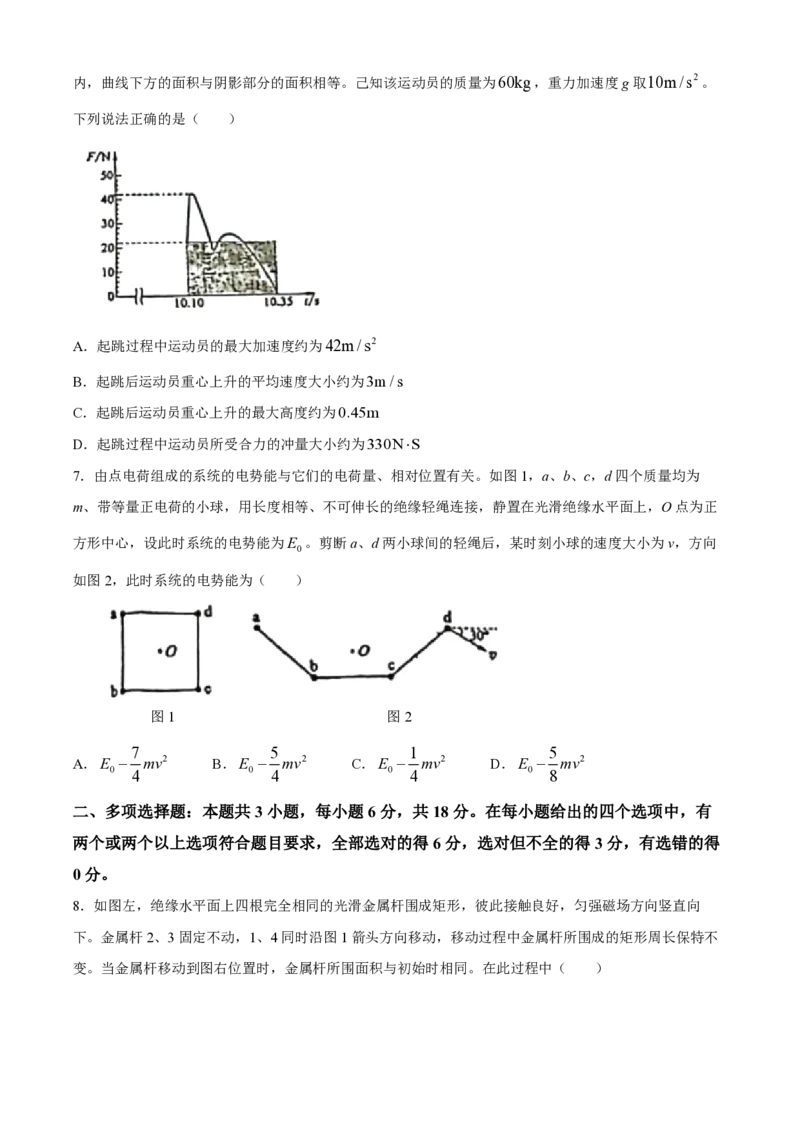 2023年高考物理试卷（河北）（答案卷）_A1502026各地模拟卷（超值！）_赠送：2008-2024全套高考真题_高考物理真题_新&middot;PDF版2008-2024&middot;高考物理真题_版本2：物理（按省份分类）2008-2024