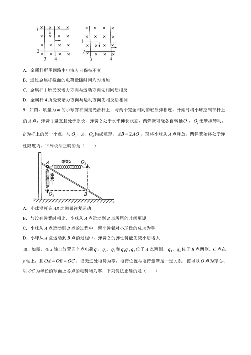 2023年高考物理试卷（河北）（答案卷）_A1502026各地模拟卷（超值！）_赠送：2008-2024全套高考真题_高考物理真题_新&middot;PDF版2008-2024&middot;高考物理真题_版本2：物理（按省份分类）2008-2024