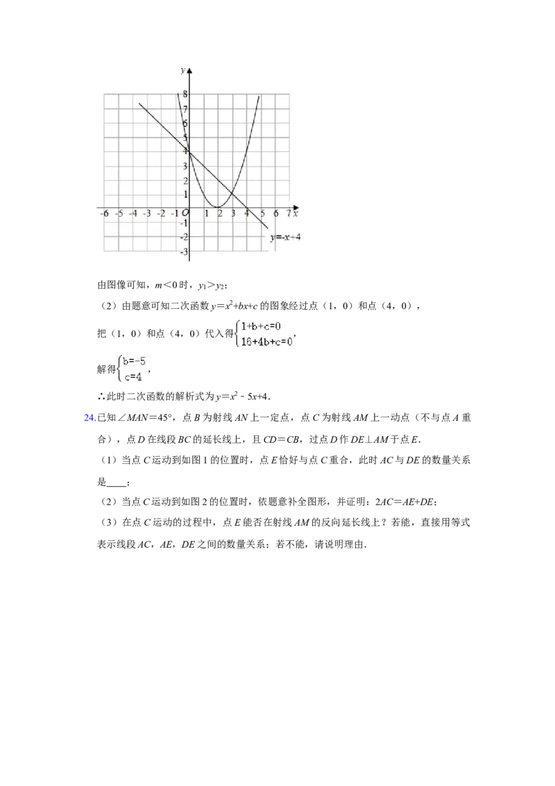 北京市海淀区2020-2021学年九年级上学期期末数学试卷解析版(1)_北京初中期末题_C605-京七八九_B京市数学七八九_北京9上数学_2020-2021