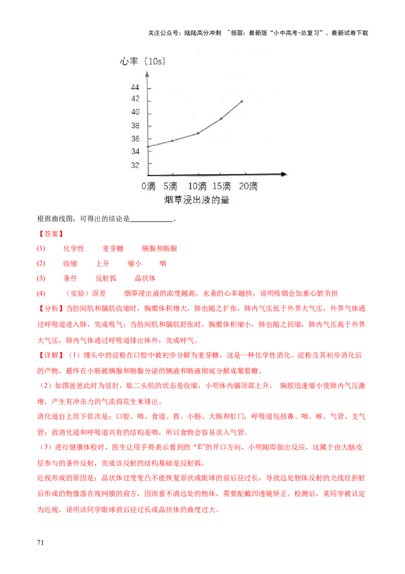 专题14健康地生活（全国通用）（解析版）_02中考总复习（2026版更新中）_08-生物-中考总复习_2026年中考复习（更新中）_好题汇编三年（2023-2025）中考生物真题分类汇编（全国通用）