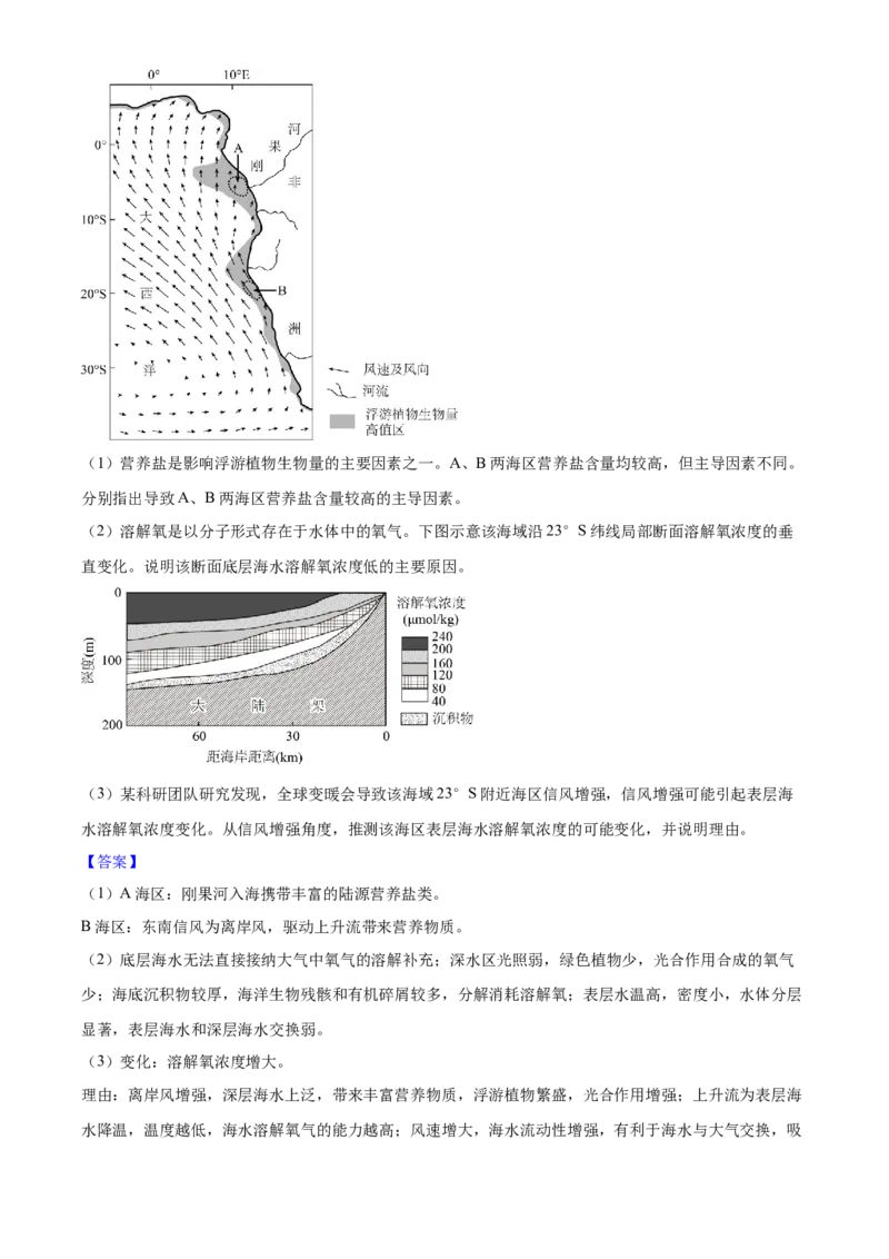 2025年高考地理真题（山东自主命题）（解析版）_全国卷+地方卷_8.地理_1.地理高考真题试卷_2025年高考-地理_2025年山东自主命题