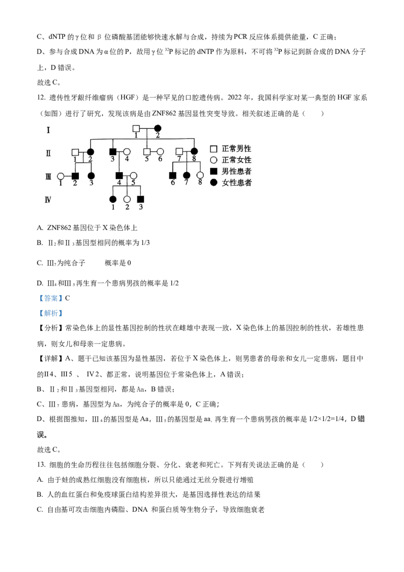 四川省成都市成华区成都列五中学2024-2025学年高三上学期9月月考生物试题Word版含解析_A1502026各地模拟卷（超值！）_10月_241008四川省成都列五中学2024-2025学年高三上学期9月月考