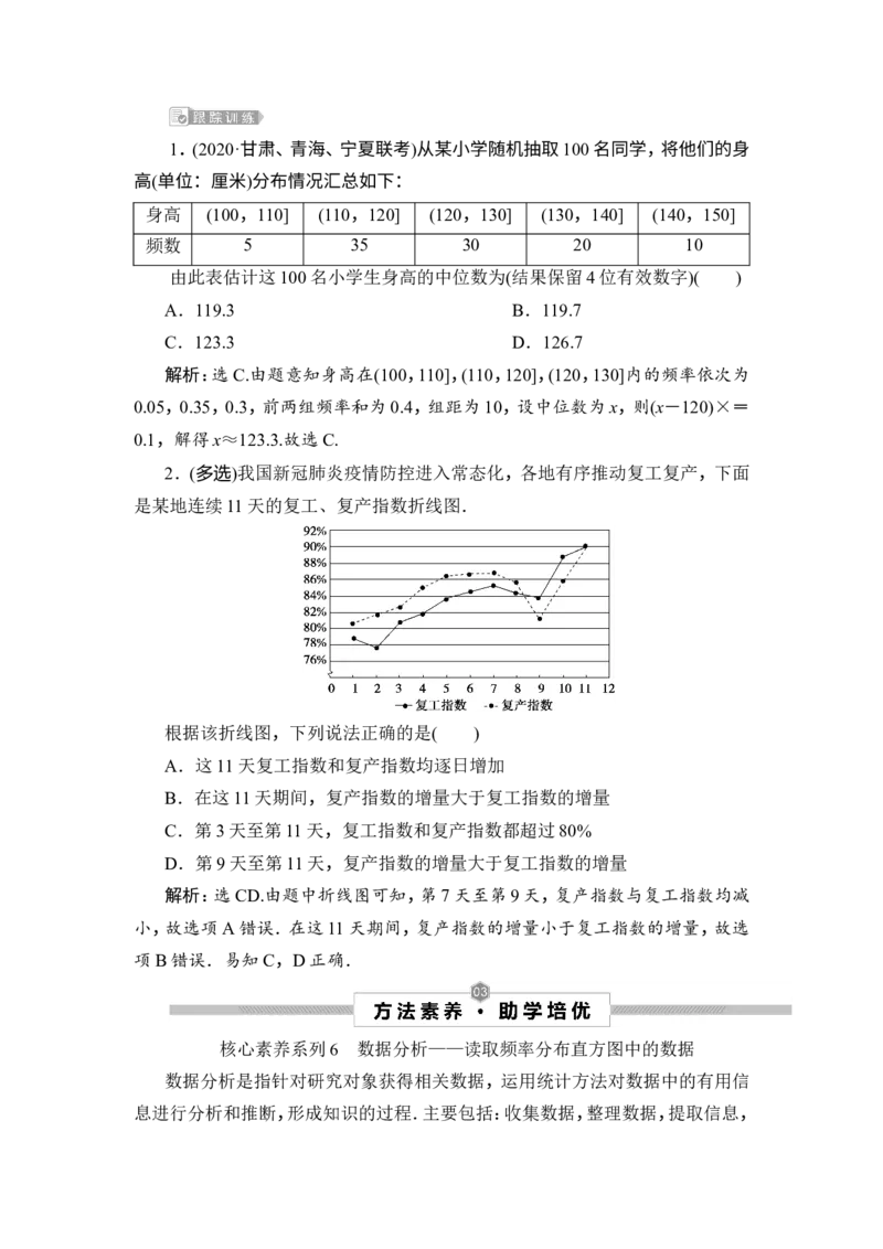 1第1讲　随机抽样、用样本估计总体_2.2025数学总复习_2023年新高考资料_一轮复习_2023新高考一轮复习讲义+课件_2023年高考数学一轮复习讲义（新高考）_赠补充习题库
