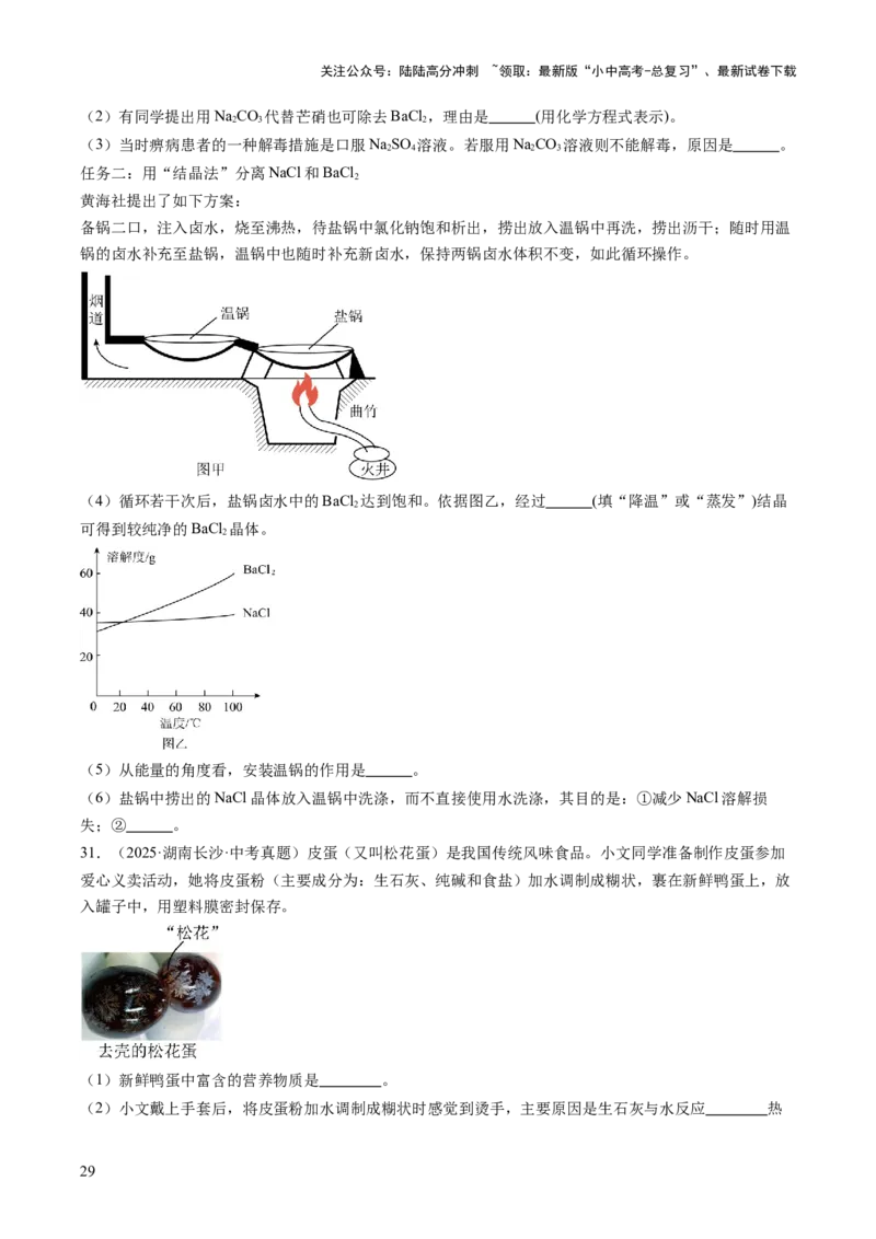 专题22实验探究题（原卷版）_02中考总复习（2026版更新中）_05-化学-中考总复习_2026年中考复习（更新中）_好题汇编三年（2023-2025）中考化学真题分类汇编（全国通用）