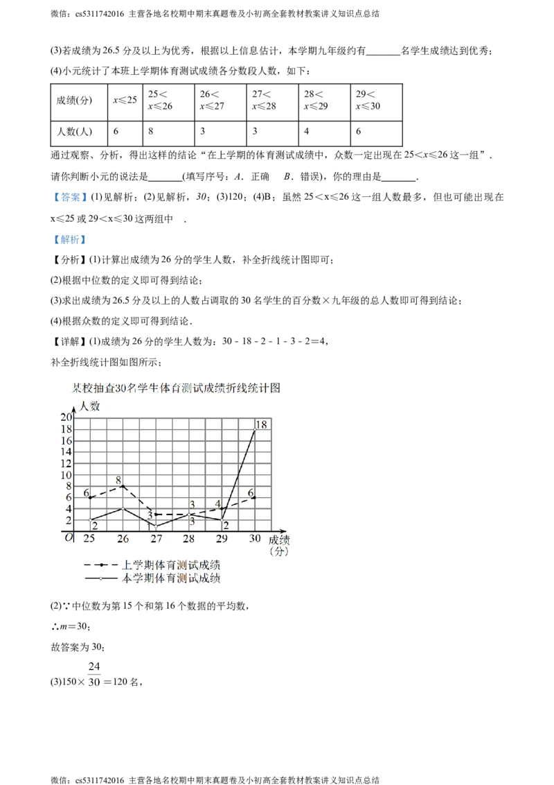 精品解析：2024年北京市第二十中学中考零模数学试题（解析版）(1)_北京初中期末题_C605-京七八九_B京市数学七八九_北京9下数学(含中考模拟）_北京数学9下其他模拟卷