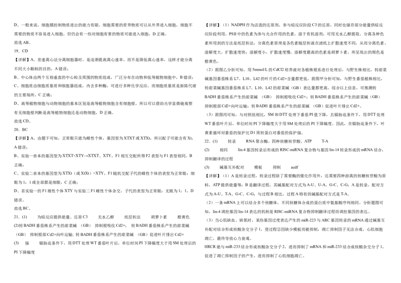 内蒙古自治区巴彦淖尔市第一中学2024-2025学年高三上学期12月月考生物答案_A1502026各地模拟卷（超值！）_12月